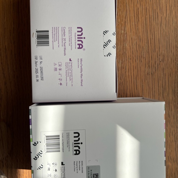 New Mira Fertility Hormone Monitor Max Kit and Wands - Picture 2 of 2